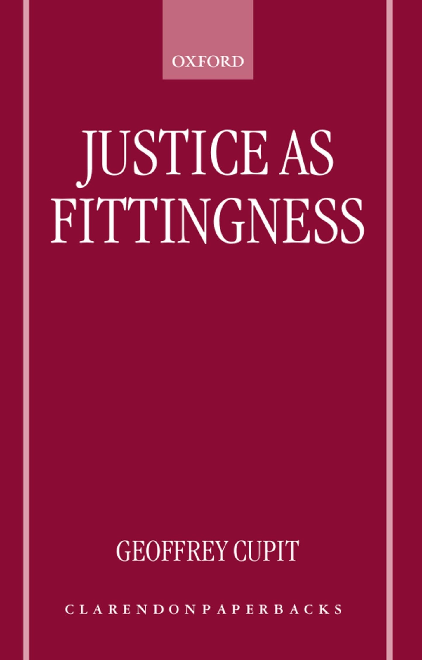 Justice As Fittingness