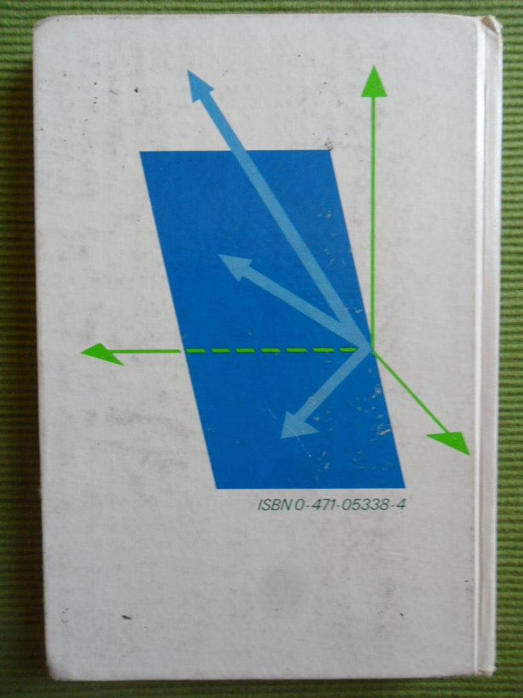 Elementary Linear Algebra — back cover