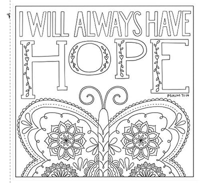 Colorful Blessings: A Coloring Book for Grown-Up Girls from The Coloring Cafe