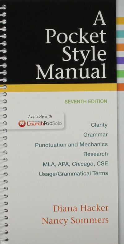 Pocket Style Manual 7e & LaunchPad Solo for A Pocket Style Manual 7e (Six Month Access)
