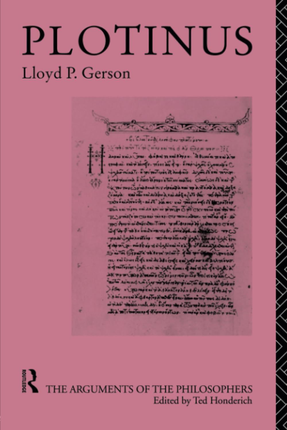 Plotinus-Arg Philosophers (Arguments of the Philosophers)