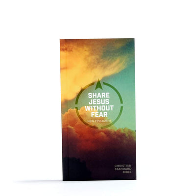 CSB Share Jesus Without Fear New Testament, Paperback, Red Letter, Gospel Presentation, Outreach, Evangelism, Common Questions, Easy-to-Read Bible Serif Type