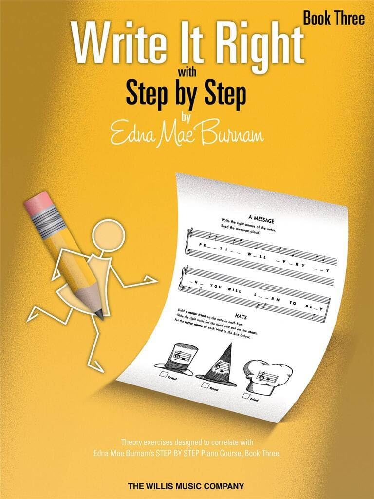 Write It Right - Book 3: Written Lessons Designed to Correlate Exactly with Edna Mae Burnam's Step by Step/Mid-Elementary