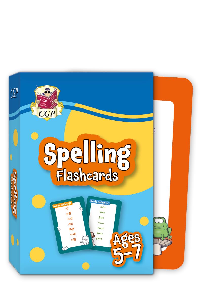 New Spelling Flashcards for Ages 5-7: Perfect for Catch-Up and Home Learning (CGP Primary Fun Home Learning)