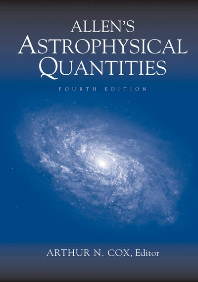 Allens Astrophysical Quantities
