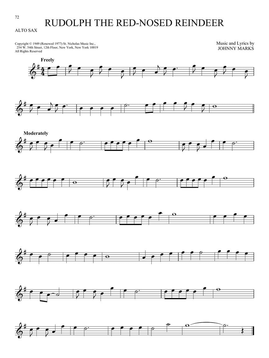 101 Christmas Songs: for Alto Sax