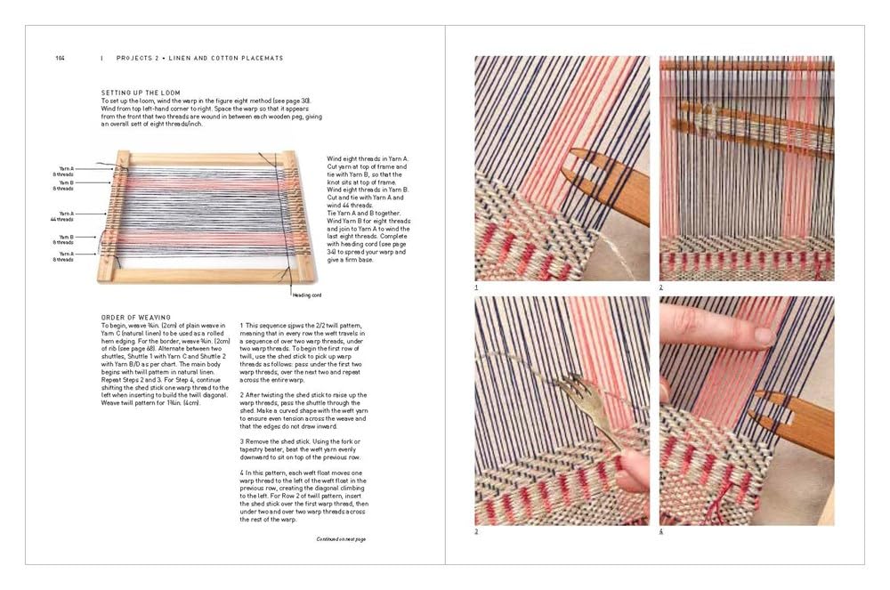 Weaving on a Little Loom: Techniques, Patterns, and Projects for Beginners