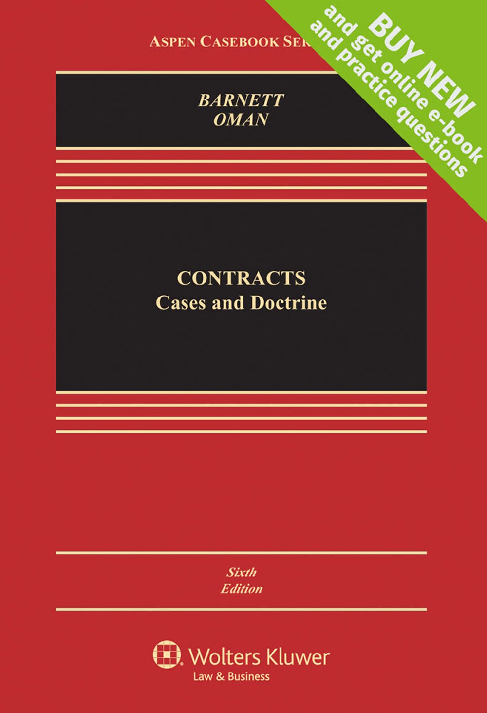 Contracts: Cases and Doctrine (Aspen Casebook)