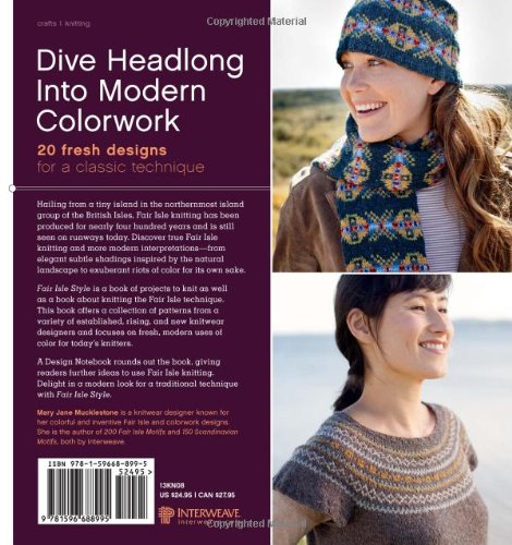 Fair Isle Style: 20 Fresh Designs for a Classic Technique — back cover