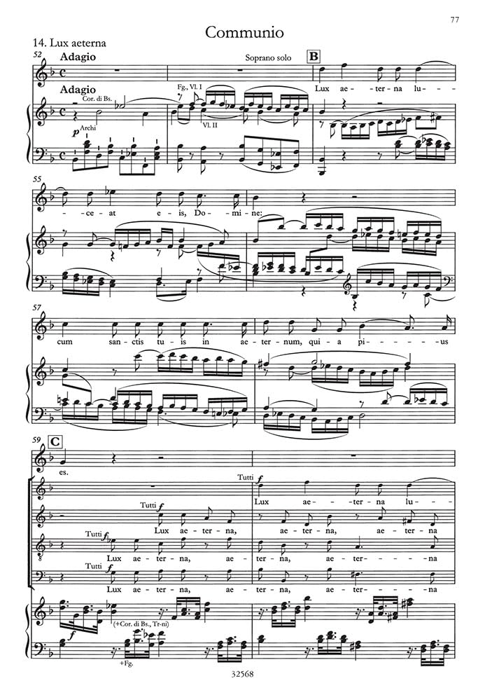 Requiem in D minor K626 (Completed by F. X. Smayr) (Vocal Score) (Edition Peters)