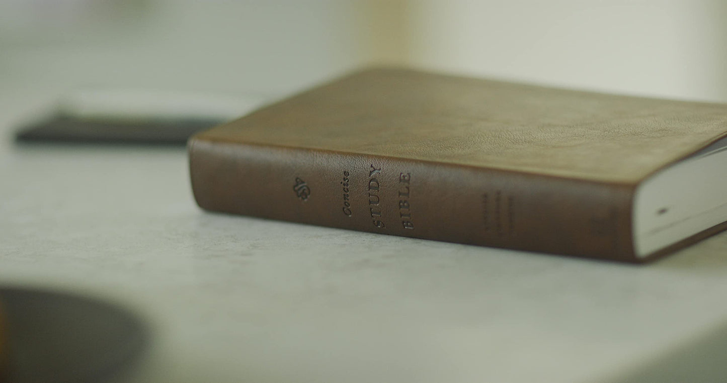 ESV Concise Study Bible (TruTone, Brown): Holy Bible, English Standard Version