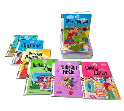 Biff, Chip and Kipper Stage 4 Read with Oxford: 5: 16 Books Collection Set