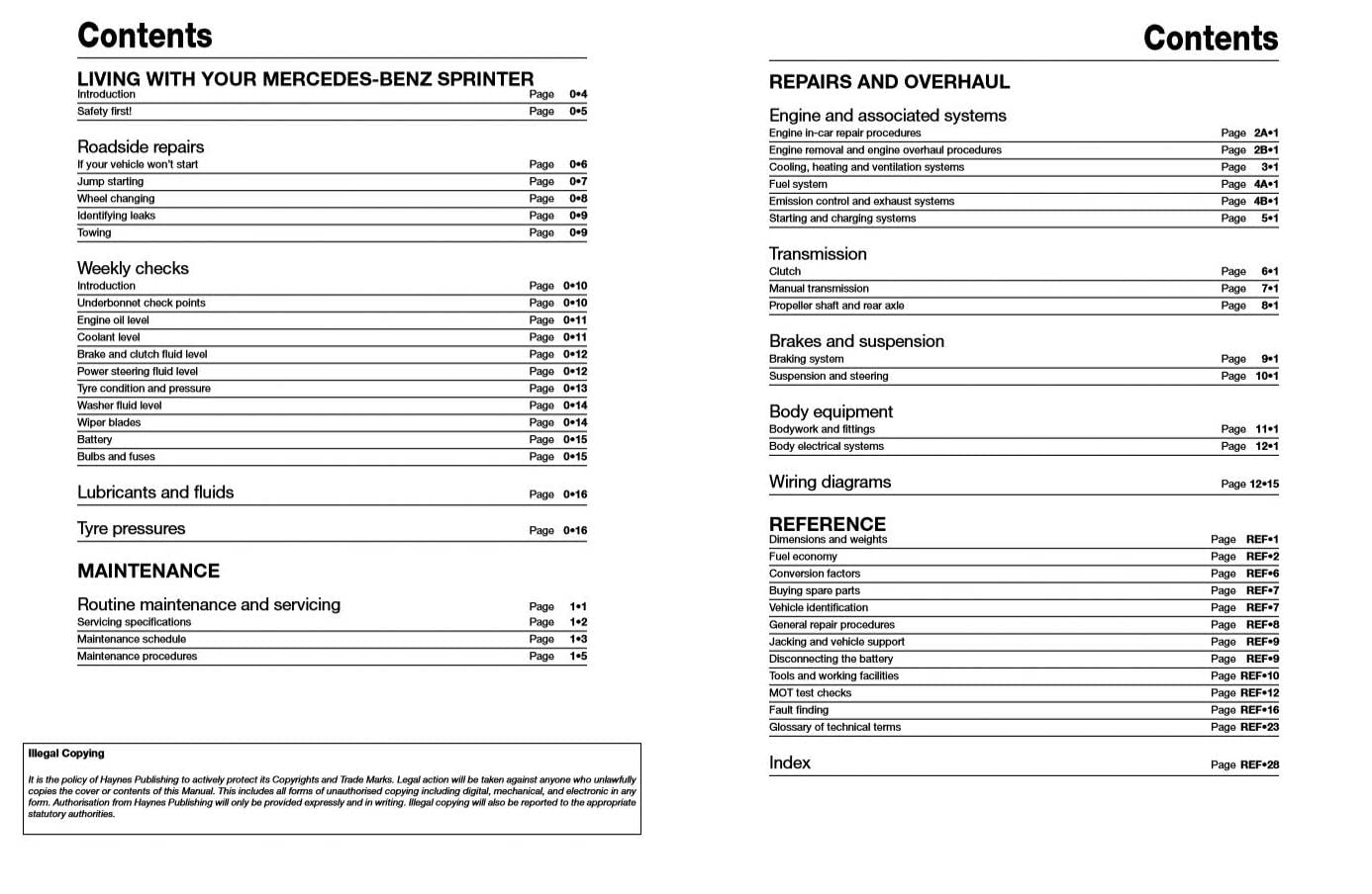 Mercedes-Benz Sprinter Diesel Vans 09-18