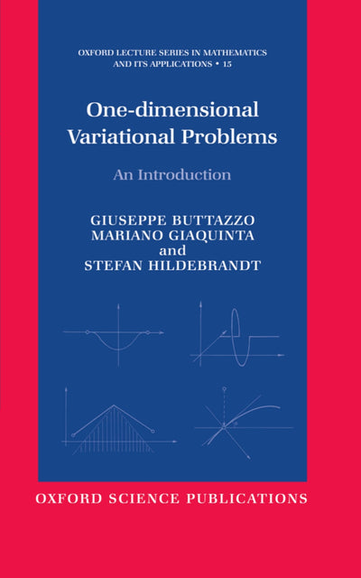 One-dimensional Variational Problems: An Introduction (Oxford Lecture Series in Mathematics and Its Applications)