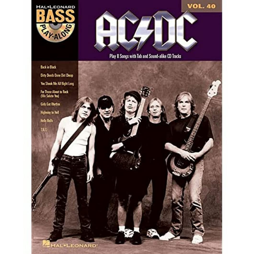 AC/DC: Bass Play-Along Volume 40 (Bass Play-along, 40)