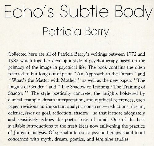 Echos Subtle Body