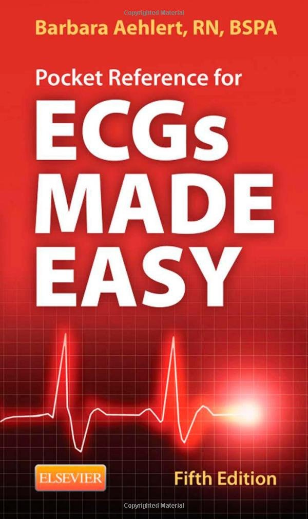 Pocket Reference for ECGs Made Easy by Aehlert