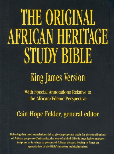 Original African Heritage Study Bible-KJV by Felder, Cain Ho