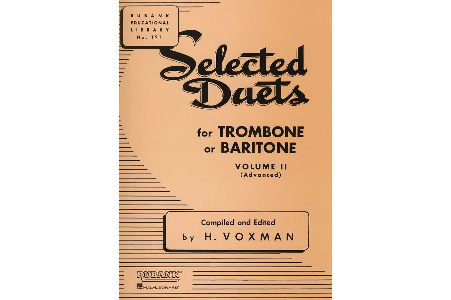 Selected Duets Trombone Or Baritone Vol2