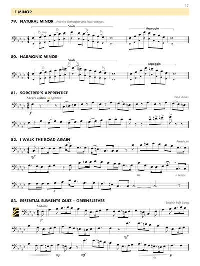 Essential Elements For Band - Trombone Book 3 with EEi Online Resources Trombone Method Songbook and Sheet Music for School Band Students and Teachers Intermediate to Advanced Studies