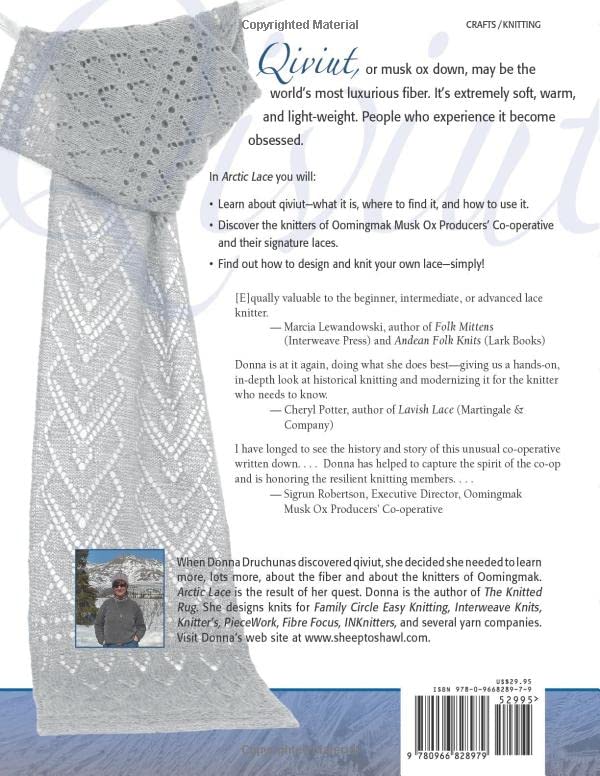 Arctic Lace: Knitting Projects and Stories Inspired by Alaska's Native Knitters — back cover