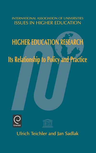 Higher Education Research: Its Relationship to Policy and Practice (Issues in Higher Education, 15)