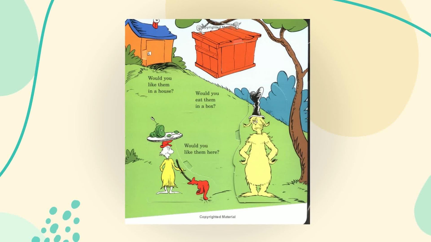 Green Eggs and Ham: With Fabulous Flaps and Peel-Off Sticker