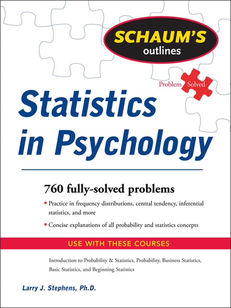 Schaum's Outline of Statistics in Psychology (Schaum's Outli