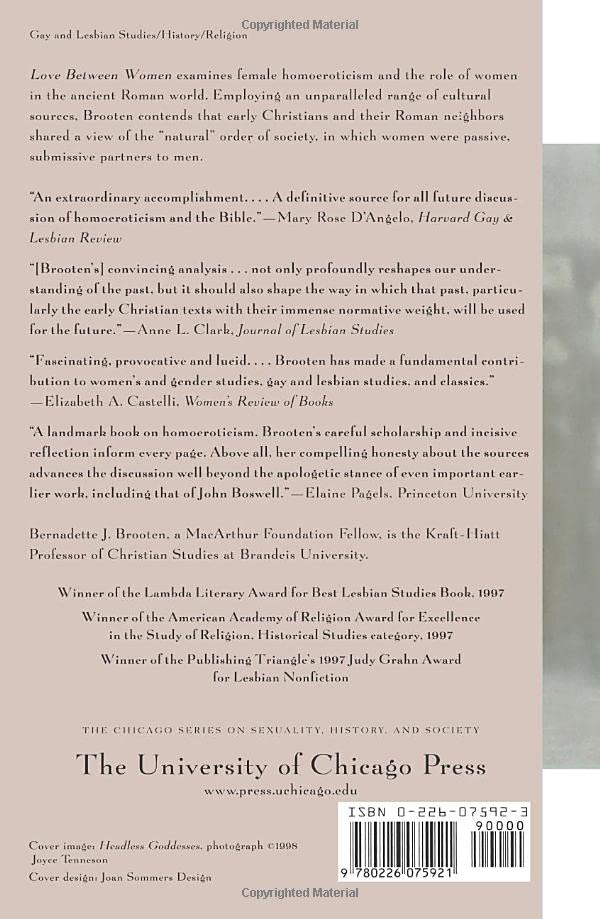Love Between Women: Early Christian Responses to Female Homo