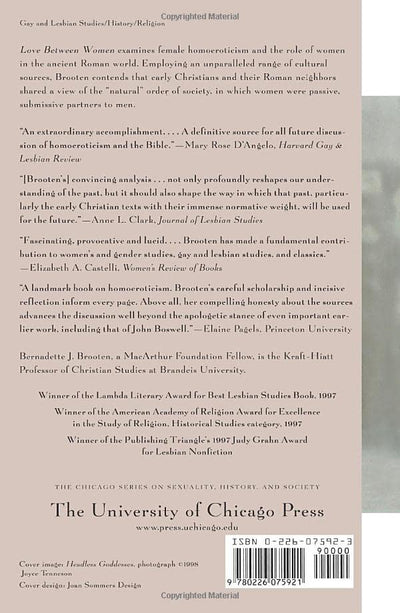 Love Between Women: Early Christian Responses to Female Homo