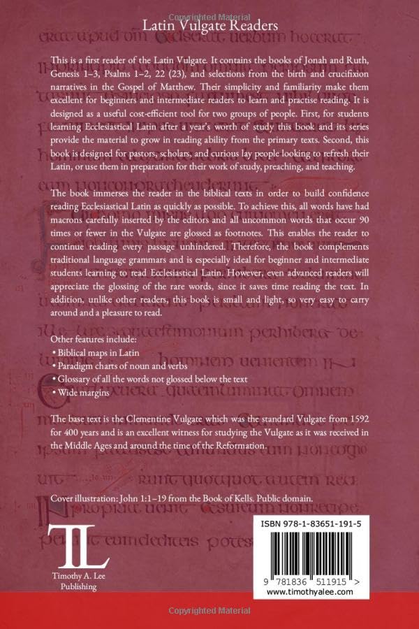 A First Latin Vulgate Reader: Selected Texts from the Vulgate (Latin Edition)