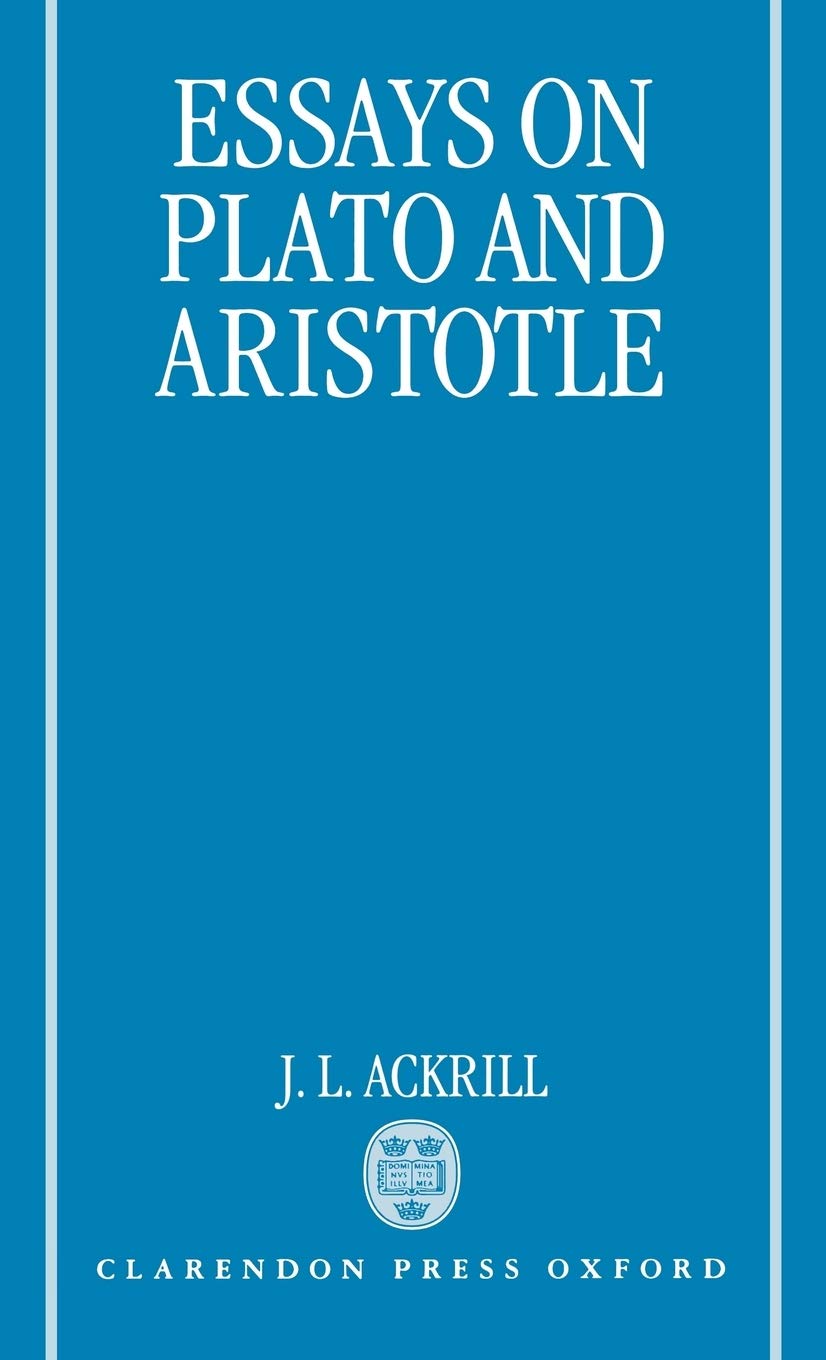 Essays on Plato and Aristotle