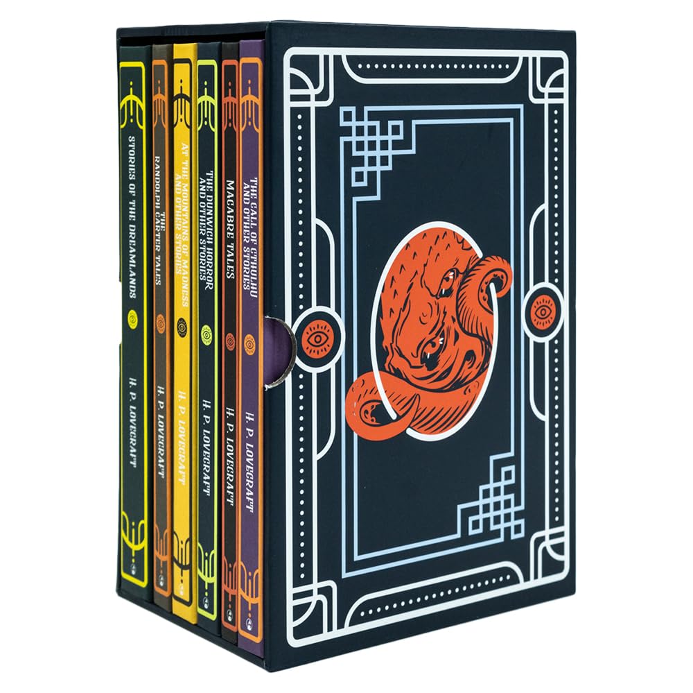 The H.P. Lovecraft 6 Book Hardback Collection Set (Macrabre Tales, Stories of the Dreamlands, The Randolph Carter Tales,The Call of Cthulhu & Other Stories)