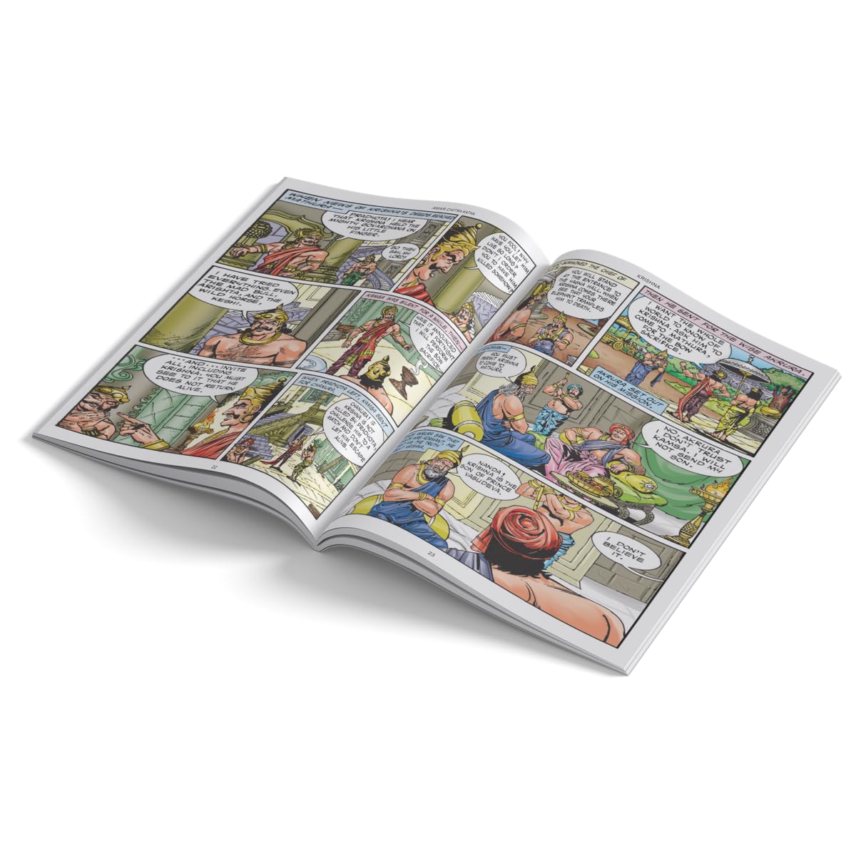 Krishna: Retold from the Bhagawat Puran Indian Mythology, History & Folktales Cultural Stories for Kids & Adults Illustrated Comic Books Amar Chitra Katha
