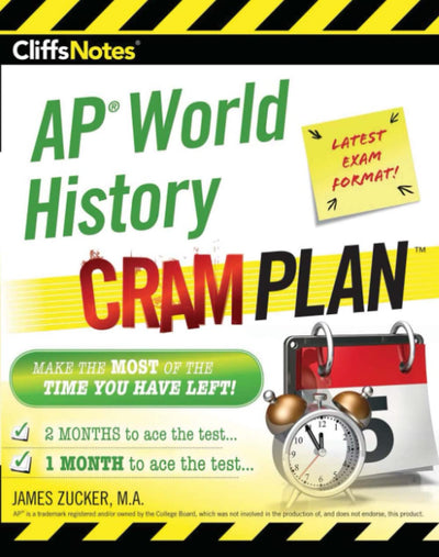 CliffsNotes AP World History Cram Plan
