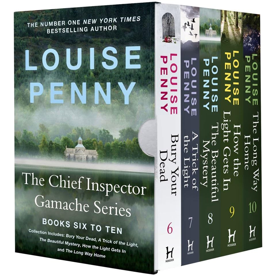 Chief Inspector Gamache Book Series 6-10 Collection 5 Books Set (Bury Your Dead, A Trick Of The Light, The Beautiful Mystery, How The Light Gets In, The Long Way Home)