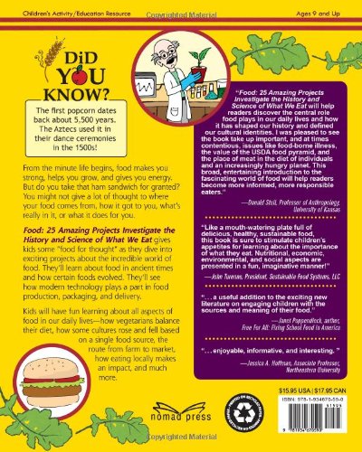 Food: 25 Amazing Projects Investigate the History and Science of What We Eat