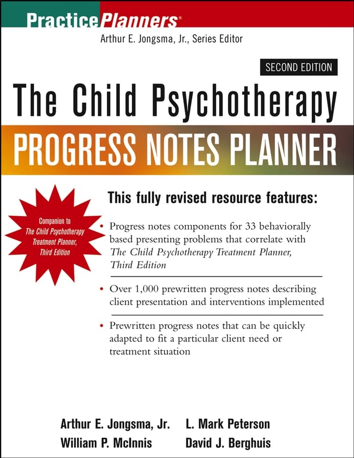 The Child Psychotherapy Progress Notes Planner (PracticePlanners)