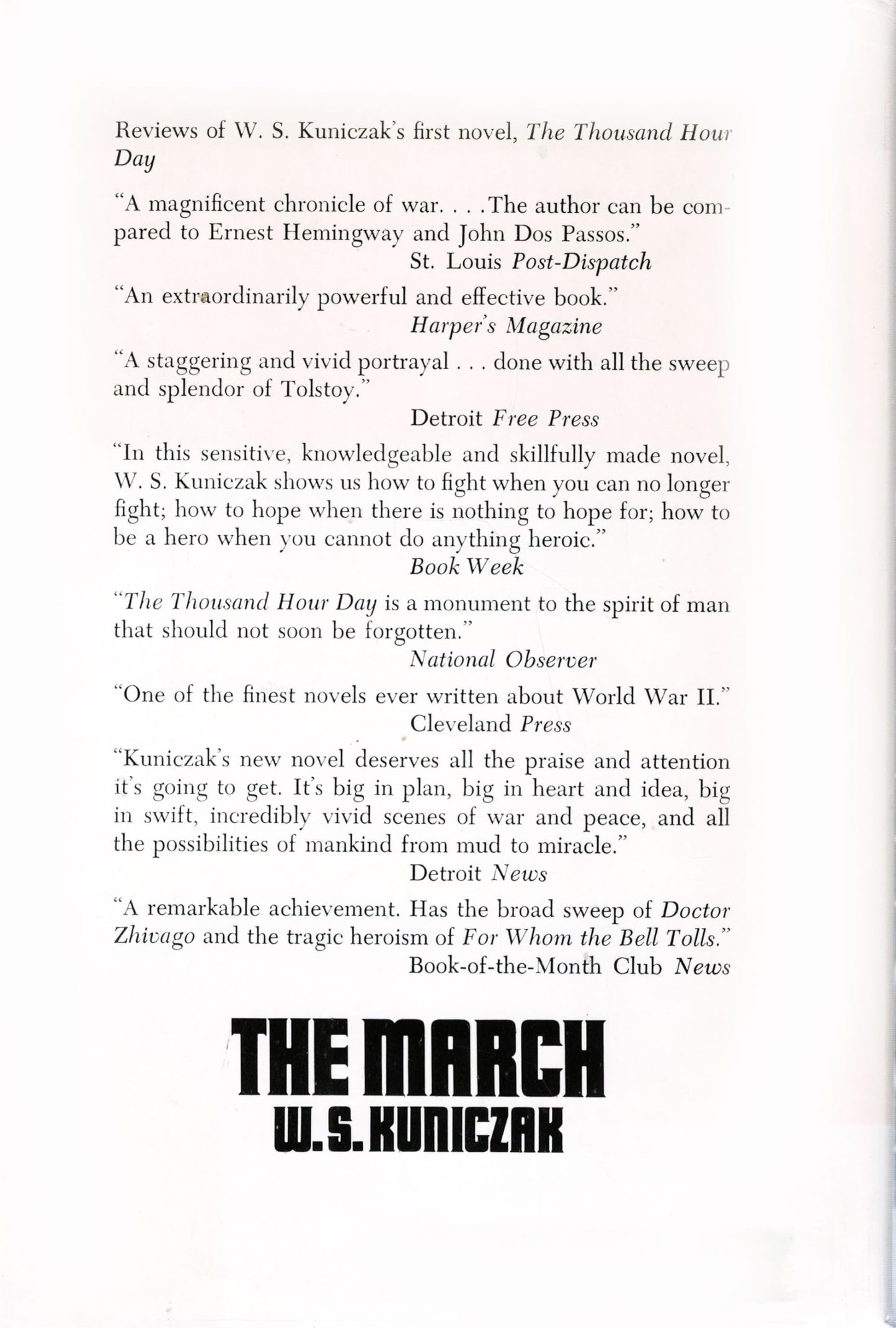 The March