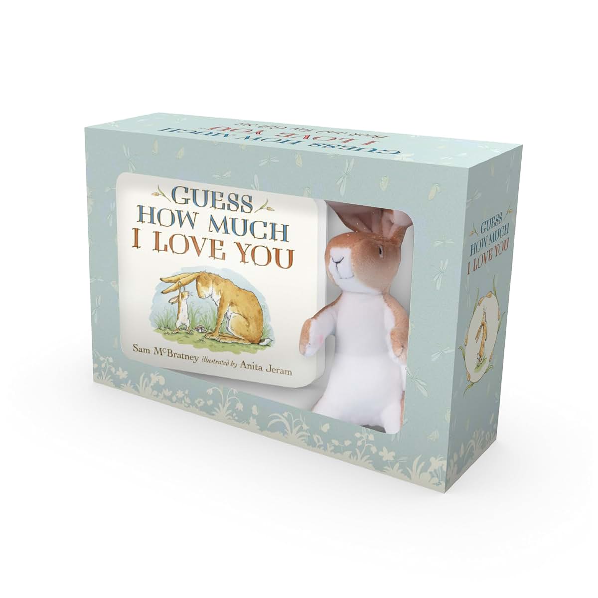 Guess How Much I Love You: Deluxe Book and Toy Gift Set: (Adorable Baby Shower Gift Set - Classic Board Book About Loving Right Up to the Moon and Back with Plush, Stuffed Bunny Rabbit & Box)