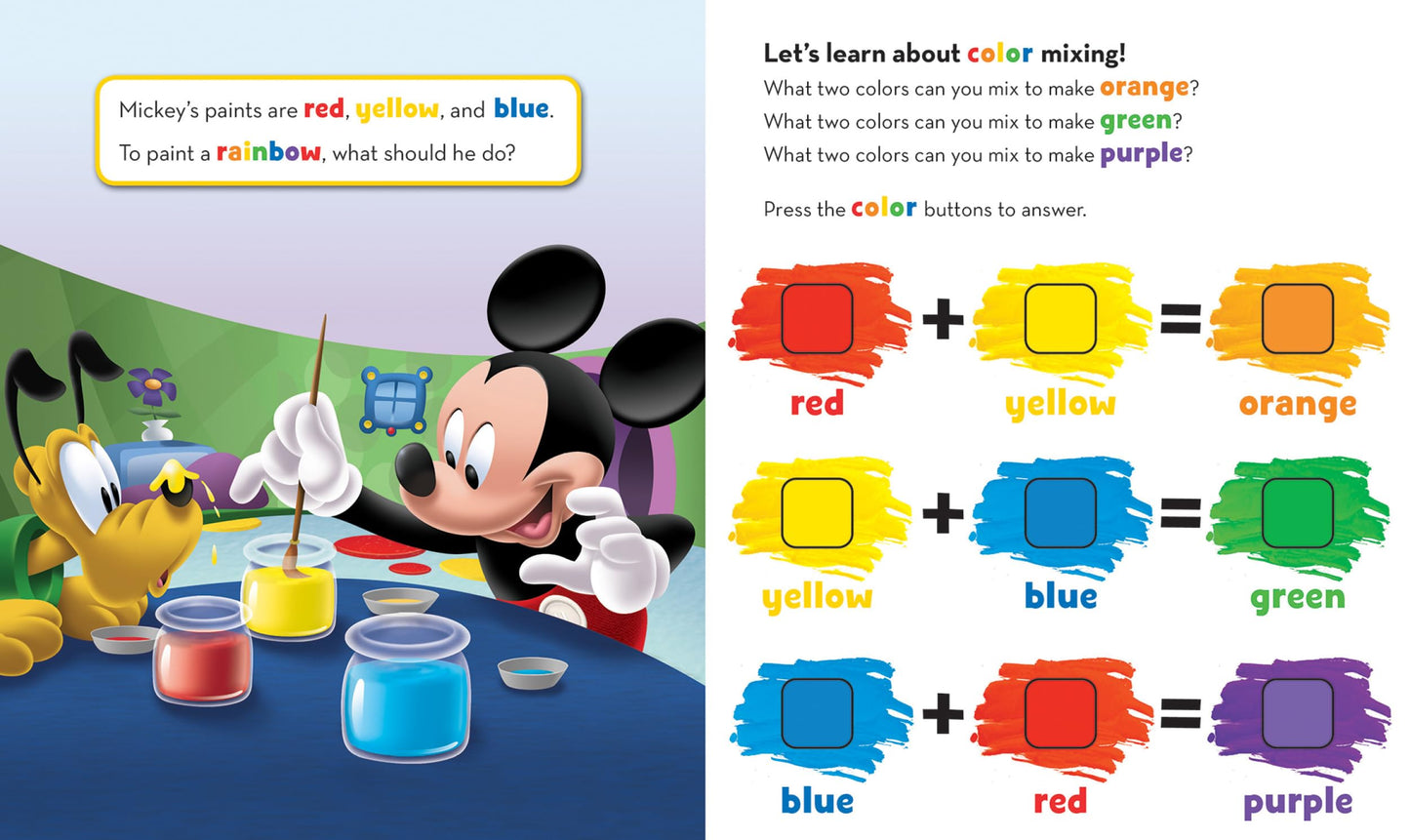 Disney Mickey Mouse Clubhouse - My First Smart Pad Electronic Activity Pad and 8-Book Library - PI Kids