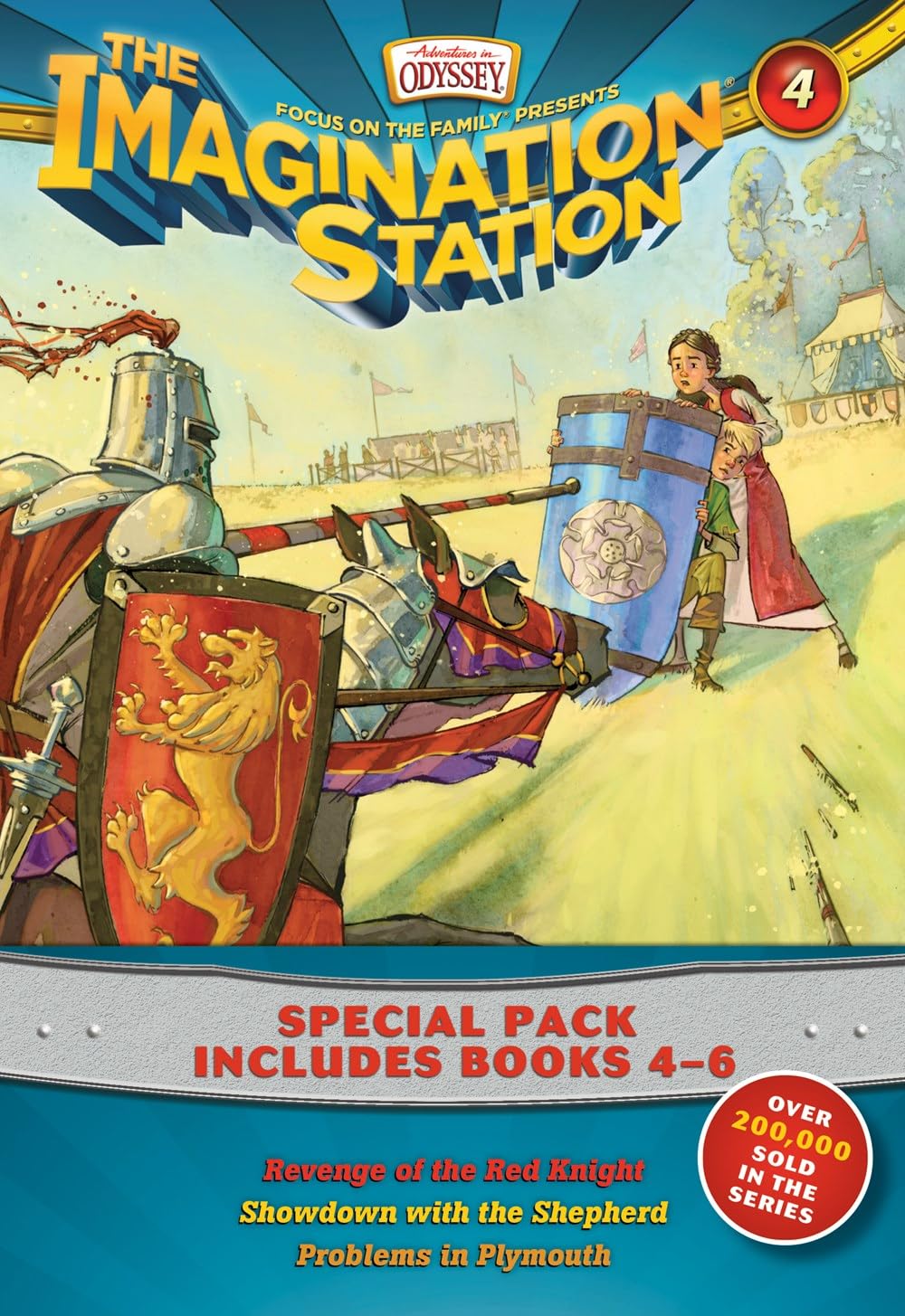 Imagination Station Books 3-Pack: Revenge of the Red Knight / Showdown with the Shepherd / Problems in Plymouth