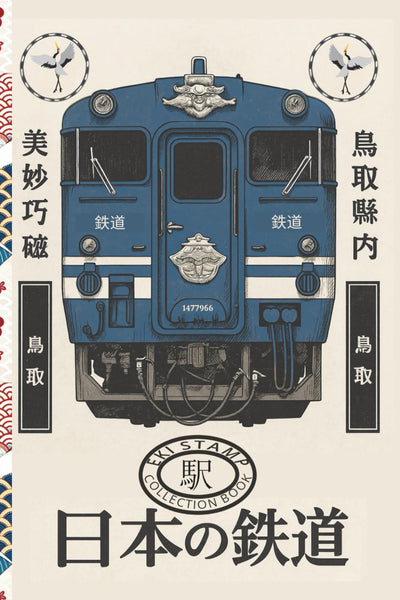 Japan Railway Stamp Passport, Eki Station Collection Journal: Track Your Journey Across Japan's Scenic Railways - 120 White Pages for Eki Stamps, Notes & Travel Memories