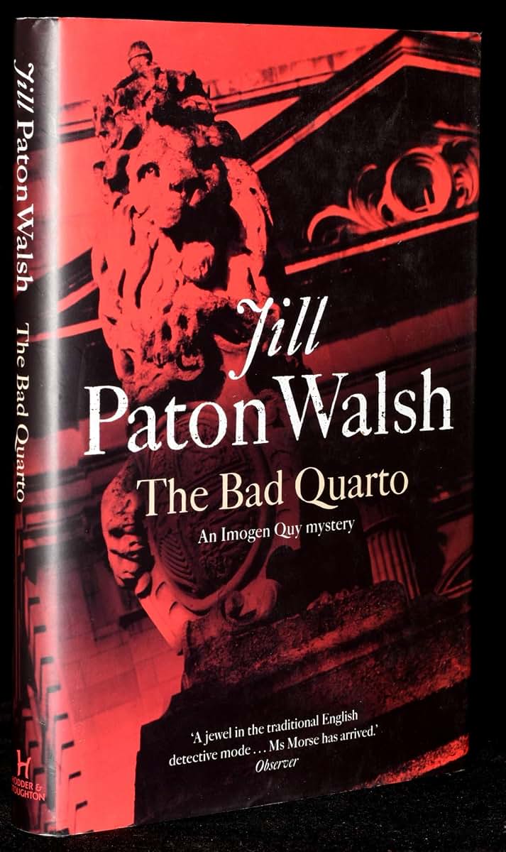 The Bad Quarto: An Imogen Quy Mystery