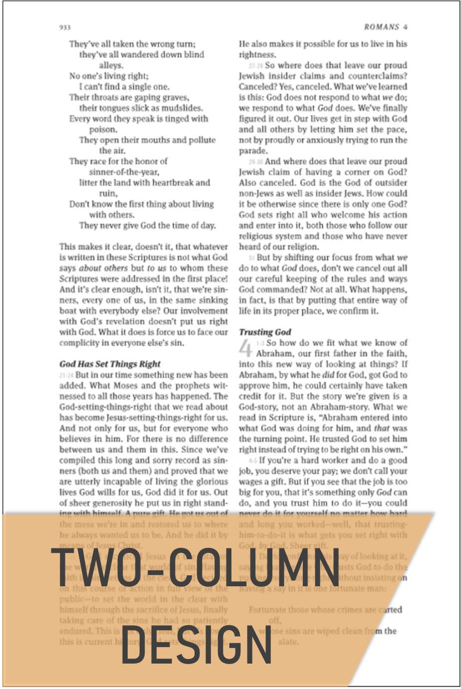The Message Deluxe Gift Bible (Leather-Look, Crosshatch Denim): The Bible in Contemporary Language