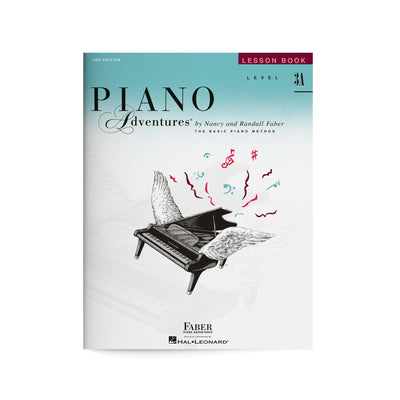 Piano Adventures: Lesson Book - Level 3A, 2nd Edition Intermediate Piano Method for Kids and Teens Educational Sheet Music Songbook with Chromatic Scale and Arpeggios Faber Piano Book