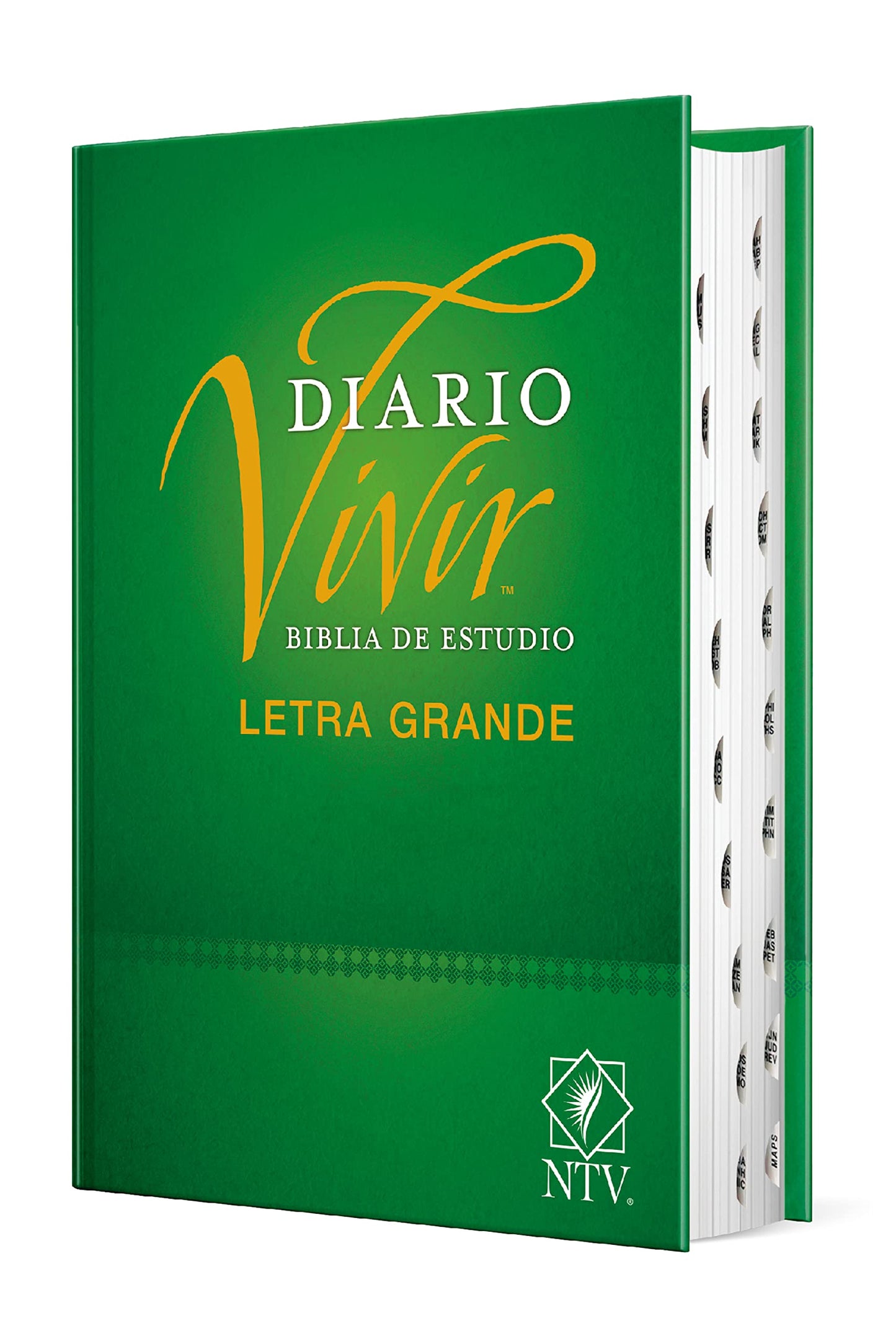 Biblia de estudio del diario vivir NTV, letra grande (Tapa dura, ndice, Letra Roja) (Spanish Edition)