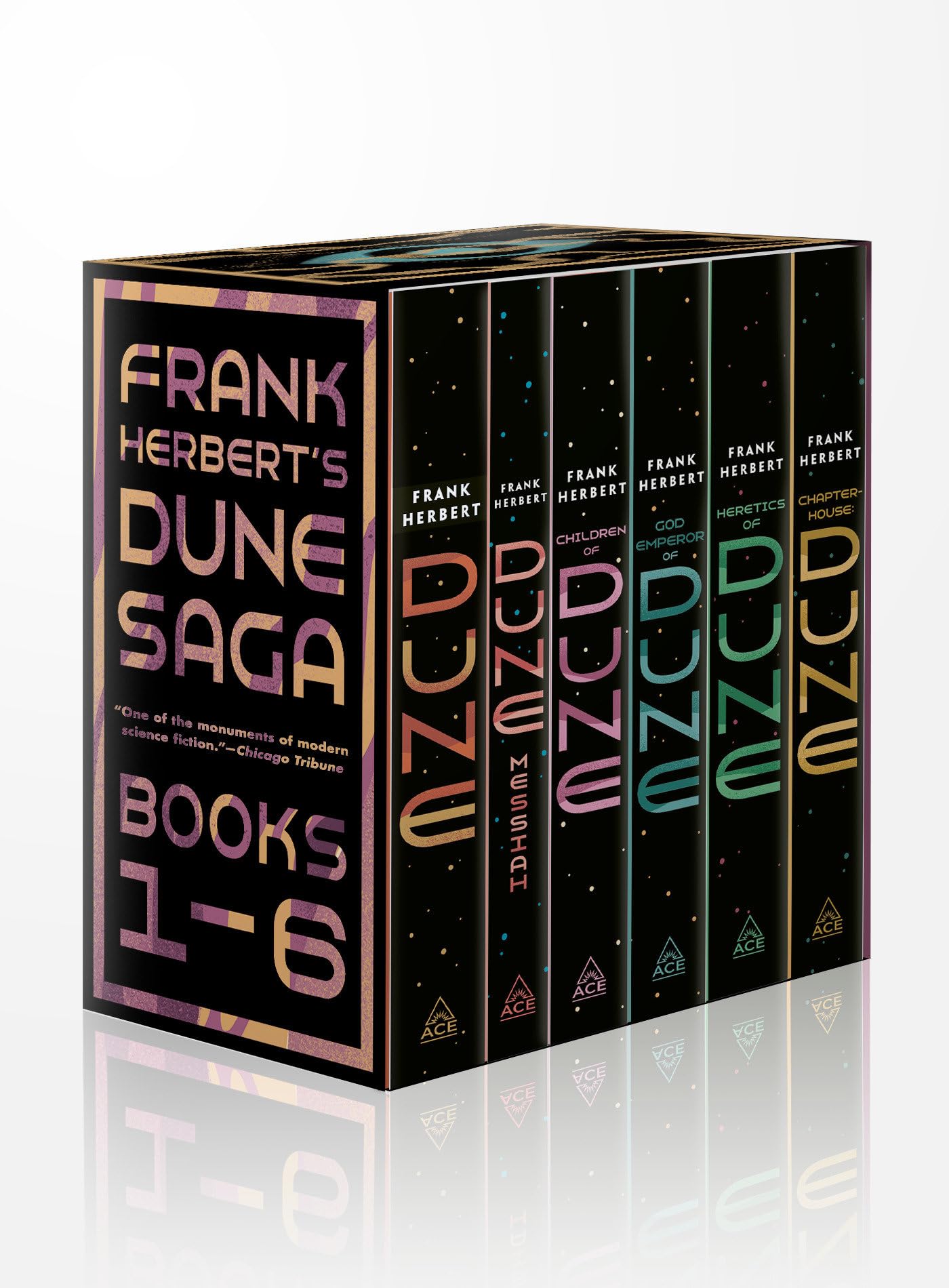 Frank Herbert's Dune Saga 6-Book Boxed Set (Dune, Dune Messiah, etc.)