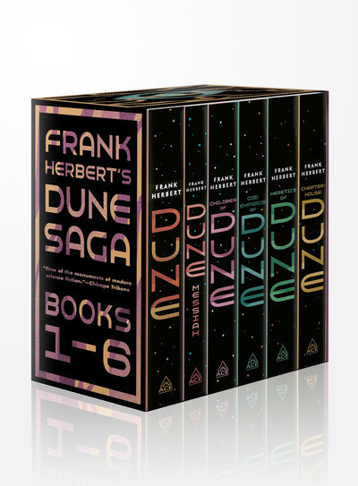 Frank Herbert's Dune Saga 6-Book Boxed Set: Dune, Dune Messiah, Children of Dune, God Emperor of Dune, Heretics of Dune, andChapterhouse: Dune