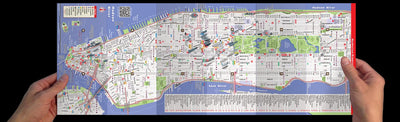 StreetSmart NYC Map Downtown Edition by VanDam-Laminated pocket city street map of Manhattan w/ all attractions, museums, sights, hotels, theaters & ... 2024 Edition)